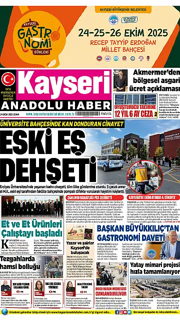 E-Gazete - Tarih: 24 Ekim 2025