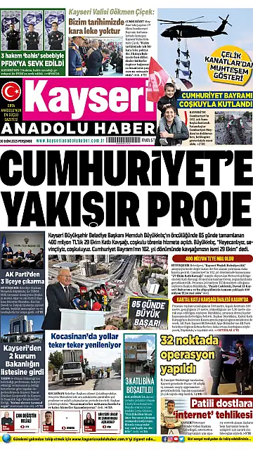 E-Gazete - Tarih: 30 Ekim 2025