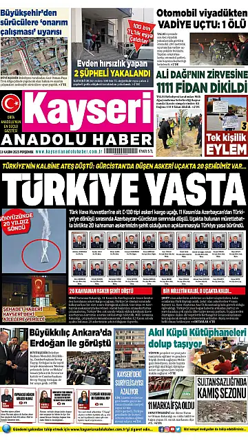 E-Gazete - Tarih: 13 Kasım 2025