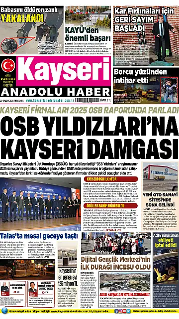 E-Gazete - Tarih: 20 Kasım 2025