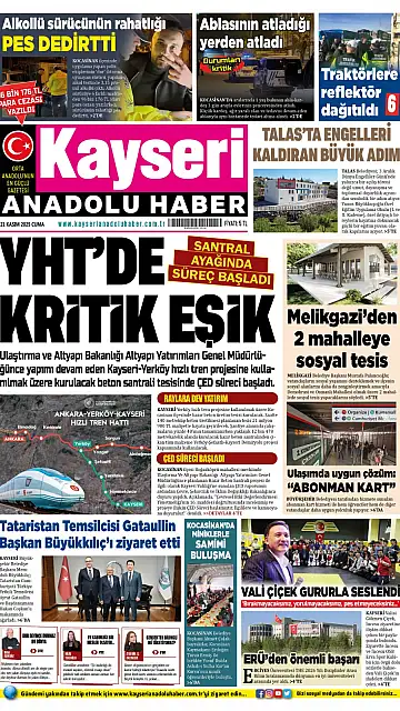 E-Gazete - Tarih: 21 Kasım 2025