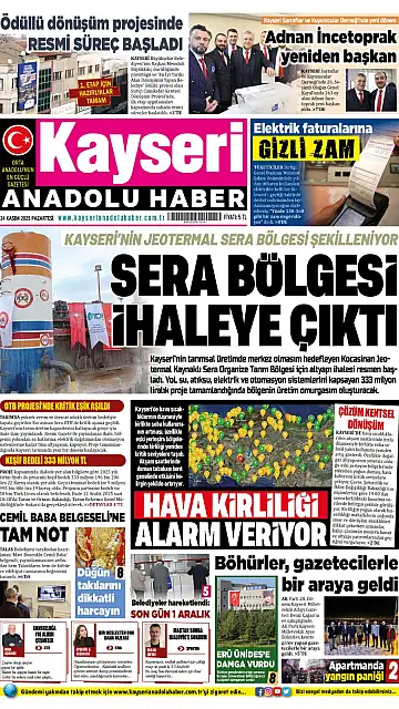 E-Gazete - Tarih: 24 Kasım 2025