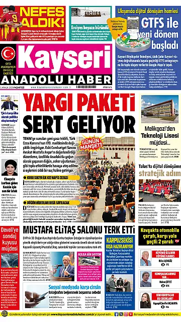 E-Gazete - Tarih: 01 Aralık 2025