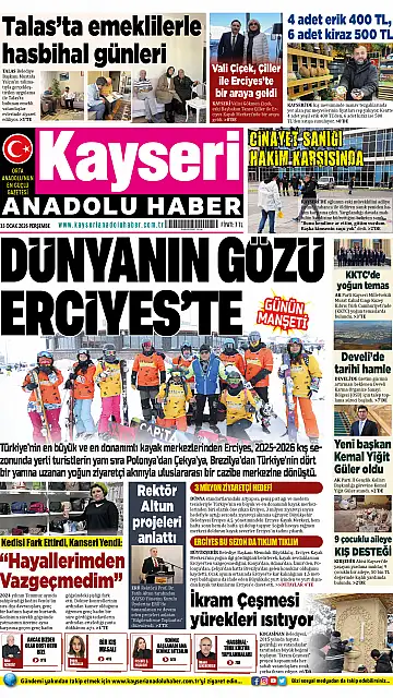 E-Gazete - Tarih: 15 Ocak 2026