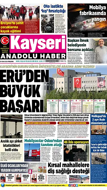 E-Gazete - Tarih: 29 Ocak 2026