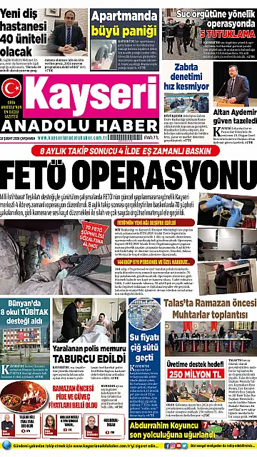 E-Gazete - Tarih: 18 Şubat 2026