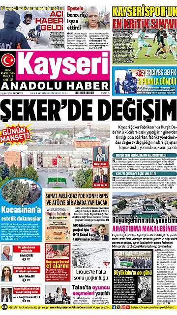 E-Gazete - Tarih: 09 Şubat 2026