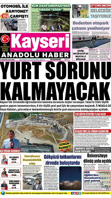 E-Gazete - Tarih: 14 Ağustos 2026