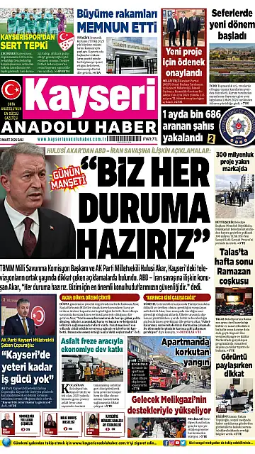 E-Gazete - Tarih: 03 Mart 2026