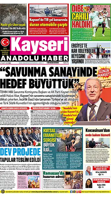 E-Gazete - Tarih: 17 Mart 2026