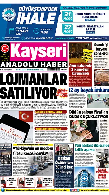 E-Gazete - Tarih: 27 Mart 2026