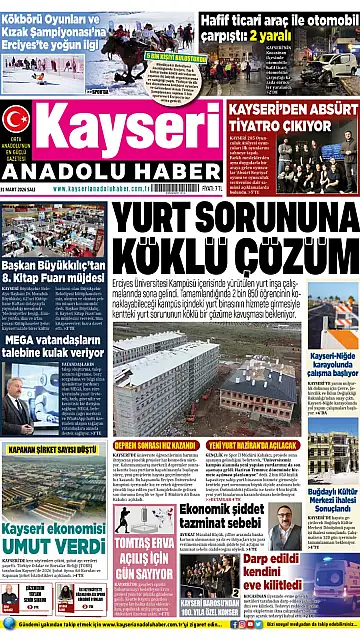 E-Gazete - Tarih: 31 Mart 2026