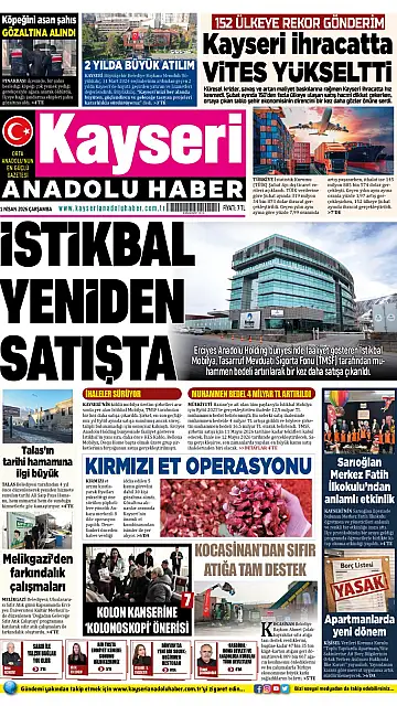 E-Gazete - Tarih: 01 Nisan 2026