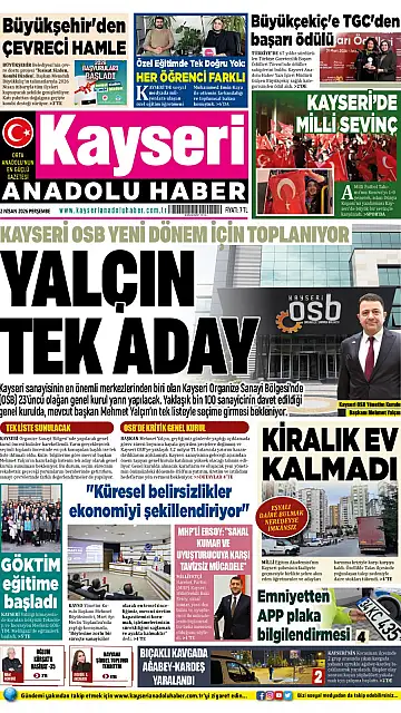 E-Gazete - Tarih: 02 Nisan 2026