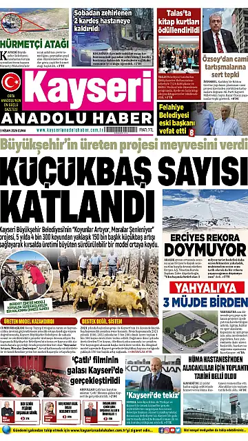 E-Gazete - Tarih: 03 Nisan 2026