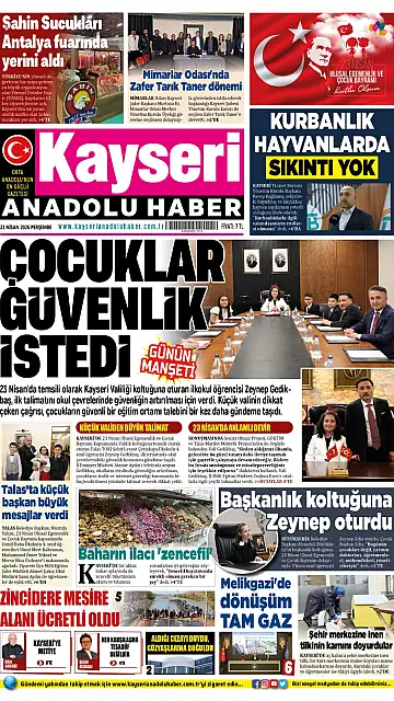 E-Gazete - Tarih: 23 Nisan 2026