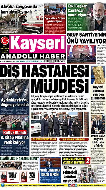E-Gazete - Tarih: 25 Nisan 2026