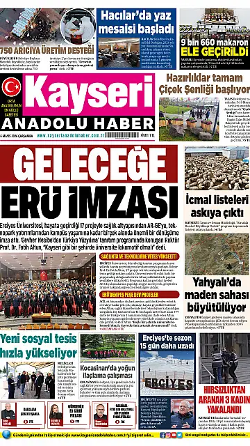 E-Gazete - Tarih: 06 Mayıs 2026