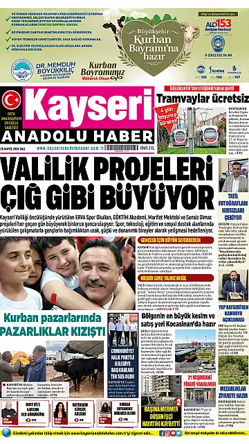 E-Gazete - Tarih: 26 Mayıs 2026