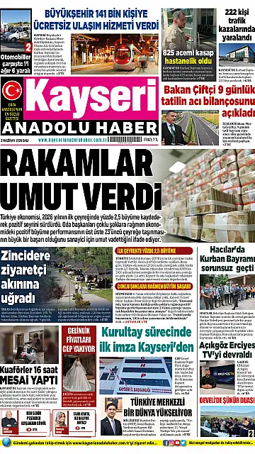 E-Gazete - Tarih: 02 Haziran 2026