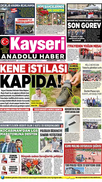 E-Gazete - Tarih: 15 Haziran 2026