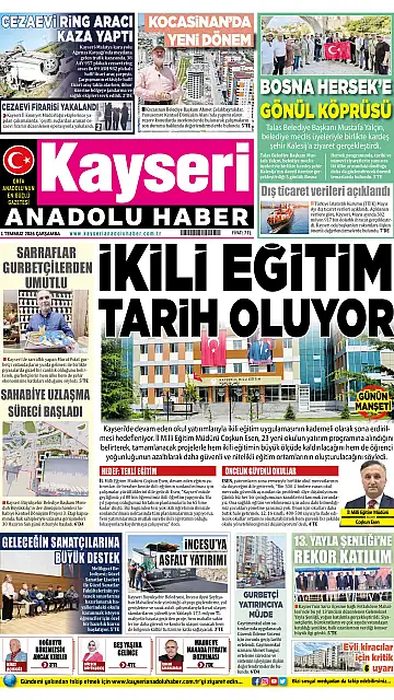E-Gazete - Tarih: 01 Temmuz 2026