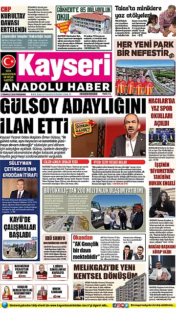 E-Gazete - Tarih: 02 Temmuz 2026