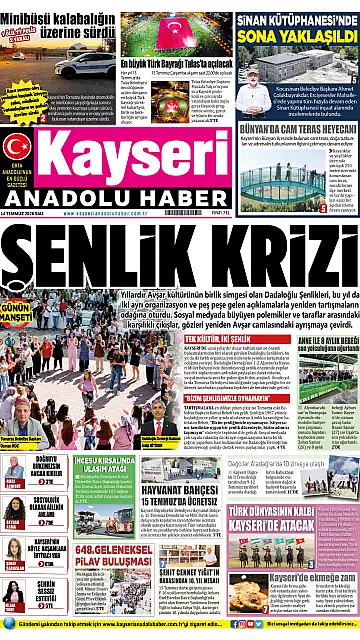 E-Gazete - Tarih: 14 Temmuz 2026