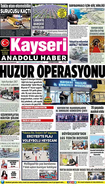 E-Gazete - Tarih: 20 Temmuz 2026