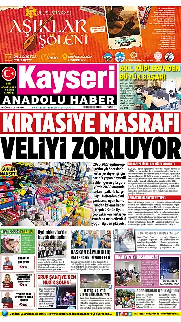 E-Gazete - Tarih: 28 Ağustos 2026