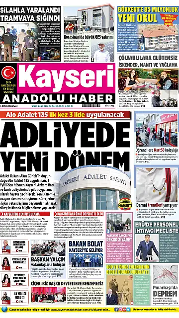 E-Gazete - Tarih: 01 Eylül 2026