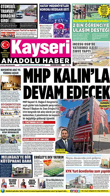 E-Gazete - Tarih: 02 Eylül 2026