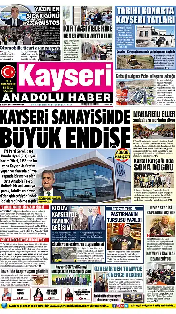 E-Gazete - Tarih: 05 Eylül 2026