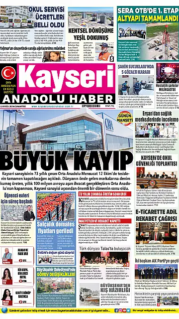 E-Gazete - Tarih: 12 Eylül 2026