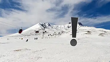 Kayak severlere uyarı! Erciyes’te yeni uygulama başladı