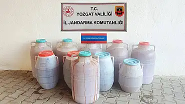 Yozgat'ta 471 litre kaçak içki ele geçirildi
