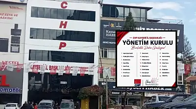 CHP Kayseri'nin yeni yönetimi açıklandı
