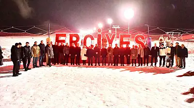 Erciyes'te dikkat çeken buluşma: Zirvede kimler vardı?