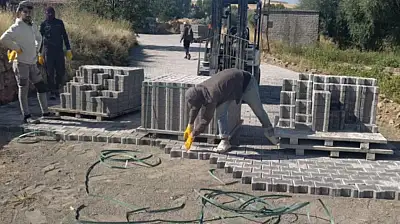 Felahiye'de cadde sil baştan yenileniyor