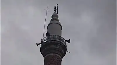 Haymana Merkez Camii'ne yıldırım düştü