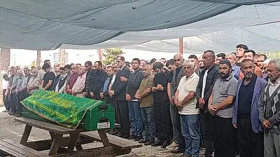 İş makinasının çarpması sonucu hayatını kaybeden genç son yolculuğuna uğurlandı
