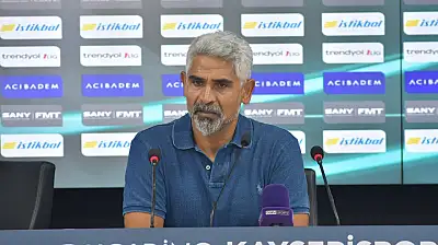 İsmet Taşdemir Kayserispor maçı sonrası itiraf etti