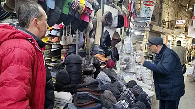 Kayseri'de başlayan soğuk hava dalgası satışları hareketlendirdi!