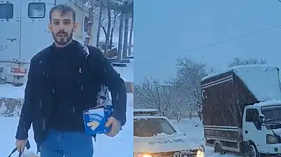 Kayseri'de kar ve tipide kalan 3 vatandaş kurtarıldı!