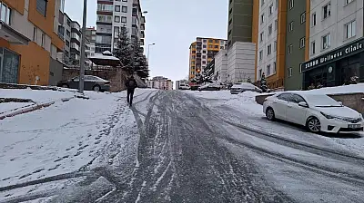 Kayseri'de kar yağışı başladı! Yollar ne durumda?