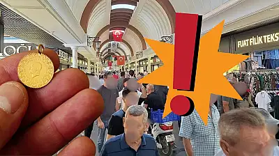 Kayseri'de Kazancılar Çarşısı karıştı: Gram altın paniği çeyrek altını gündeme getirdi!