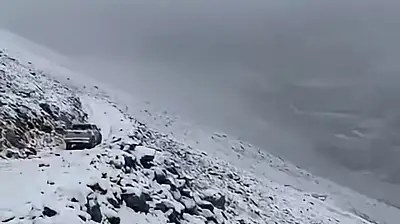 Kayseri'de kış erken geldi: O bölge beyaza büründü!