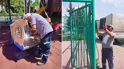 Kayseri'de vandallığın izlerini Büyükşehir Belediyesi siliyor!