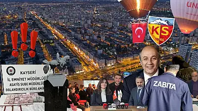 Kayseri'den kısa kısa: Tutuklama, Kayseri Kalesi, Jeotermal güç, Kar yağışı, Nevşehir, Kayserispor…