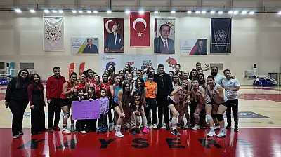 Kayseri Yıldız Kızlar Voleybol Süper Ligi müsabakaları tamamlandı!
